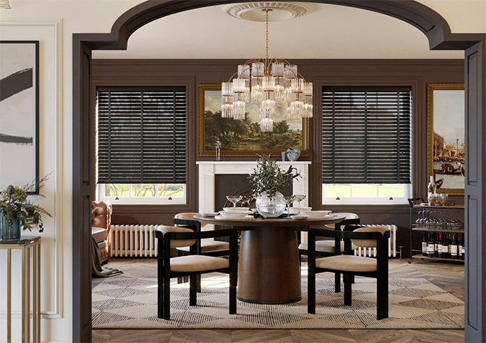 Shino Deluxe, Midnight - Motorised Venetian Blind - Image 6